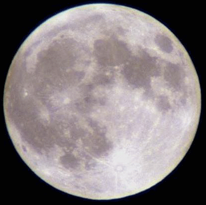 Moon (from the Northern Hemisphere)